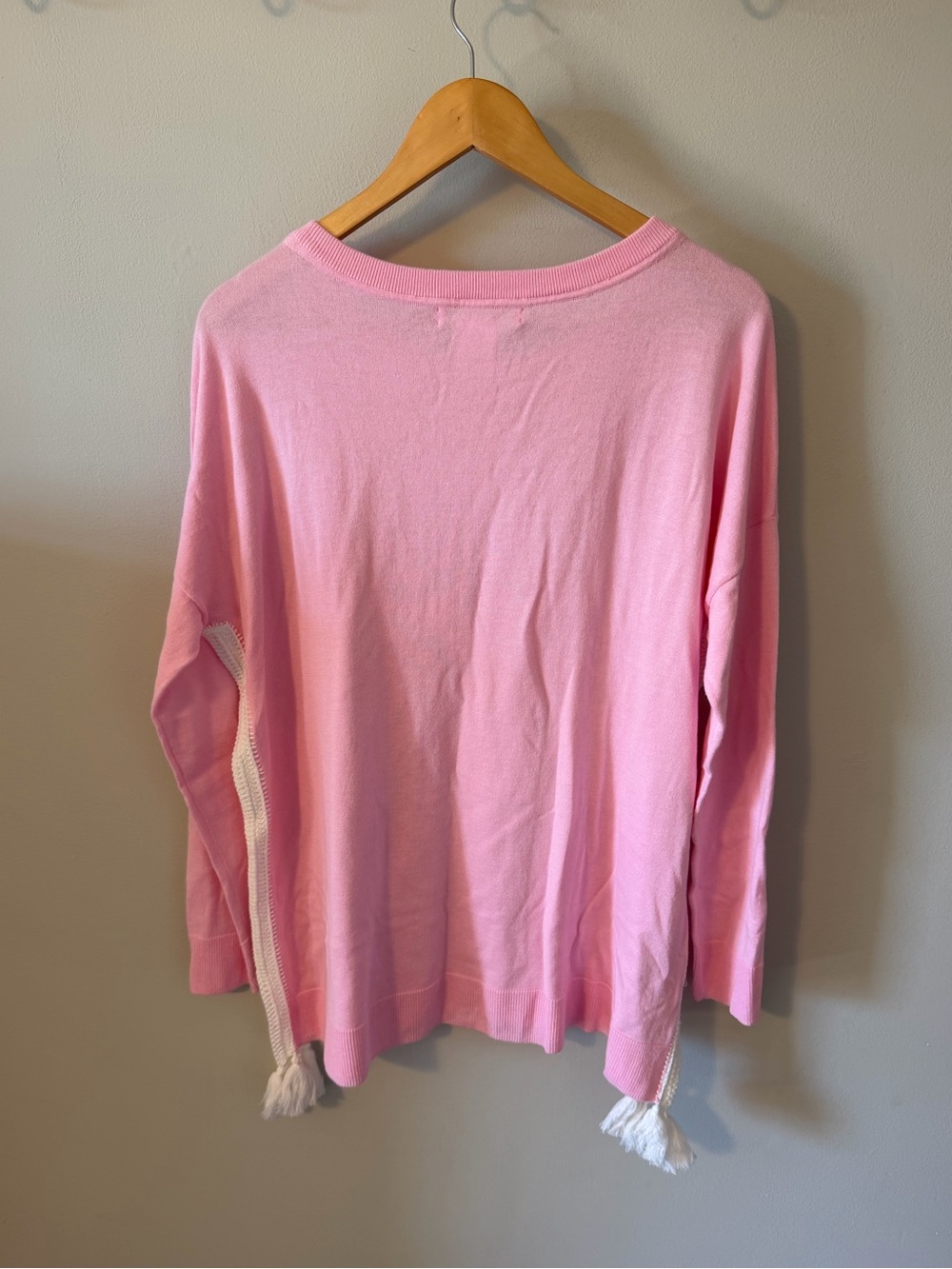 Lilly Pulitzer Damara Coolmax Sweater Pink Blossom Woman Large - Picture 8 of 8